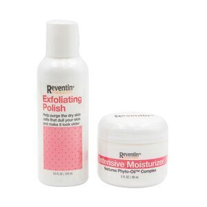 Reventin Exfoliating Face Polish and Intensive Moisturizer Cream, Set of 2